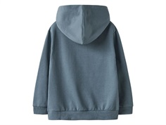 Basis sweatcardigan i blå med hætte fra Name It 13244055 blue mirage